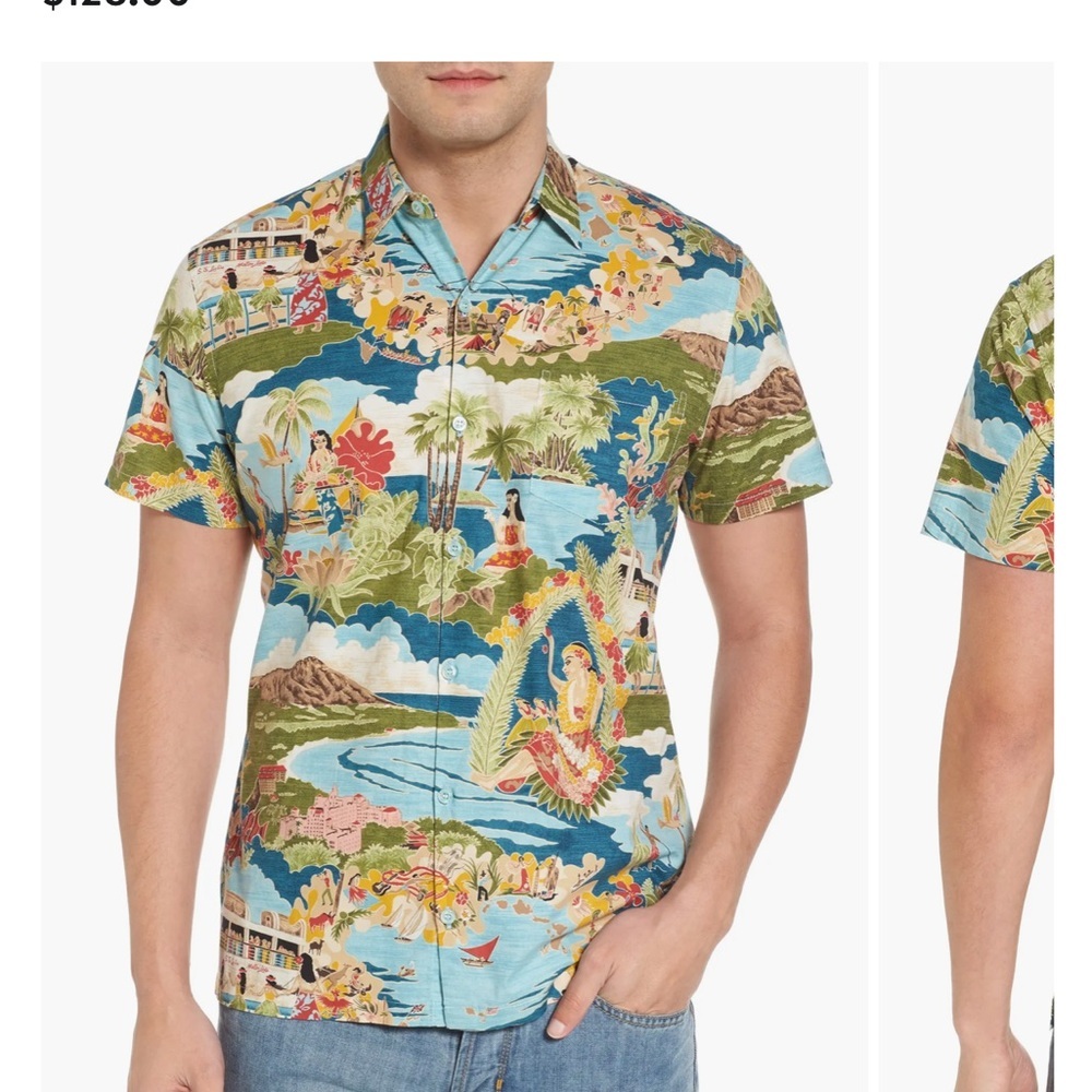 Tori Richard Boat Day Aloha Sport Shirt Size 2XL - Picture 6 of 6